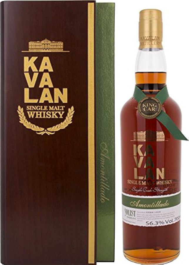 Kavalan SOLIST Single Malt Whisky Amontillado 56,3% Vol. 0,7l in Holzkiste 329856620