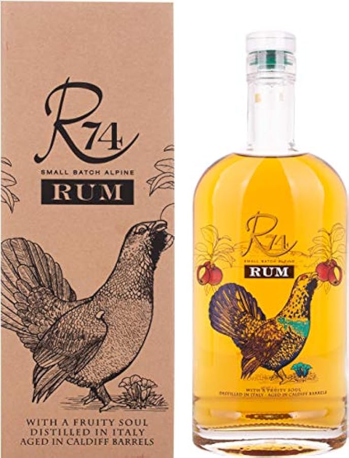 R74 Small Batch Alpine Rum 40% Vol. 0,7l in Giftbox 333