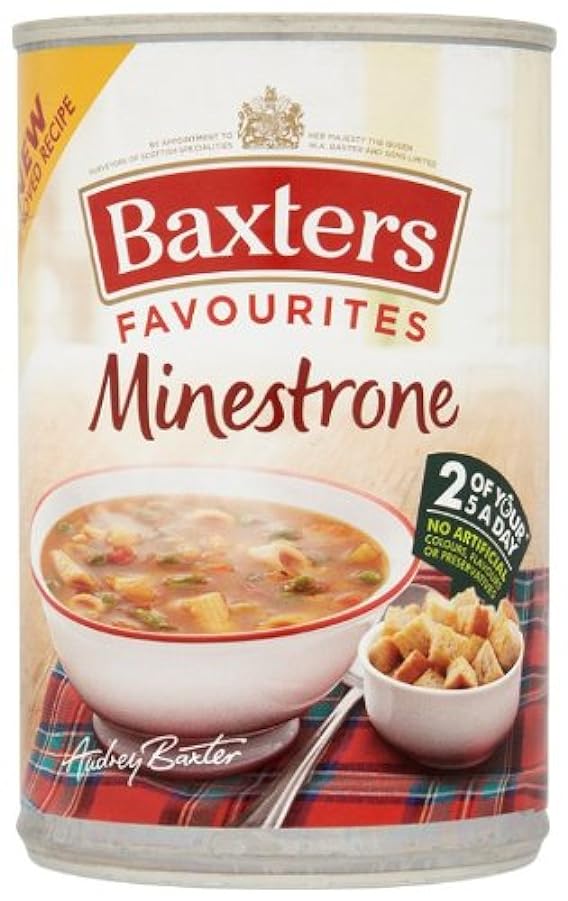 Baxters Favourites Minestrone Zuppa 400 g (confezione da 12) 25843475