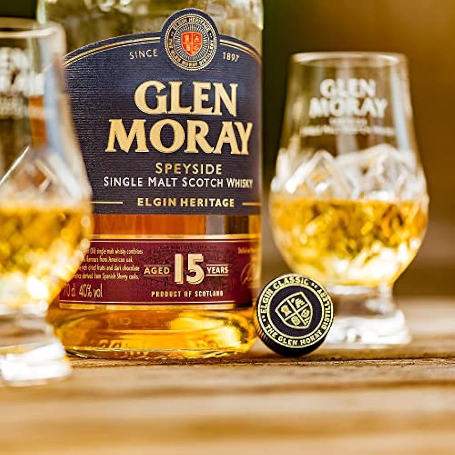 Glen Moray 15 Years Old Elgin Heritage 40% Vol. 0,7l in Giftbox 805067109