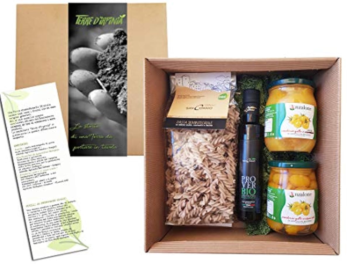 Box Regalo Natalizio Gastronomico fai da te Prodotti Tipici Terre D´Irpinia (pomodorini gialli) 676507997
