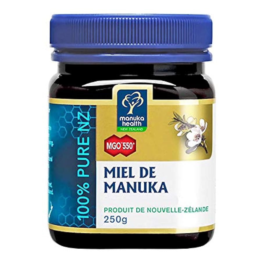 Manuka Health - Miele di Manuka MGO 550 +, Flaconcino da 250 gr 898332415