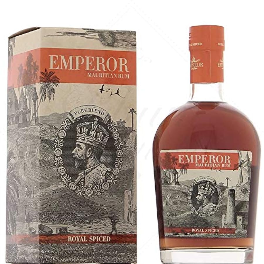 Emperor Mauritian Rum ROYAL SPICED 40% Vol. 0,7l in Gif