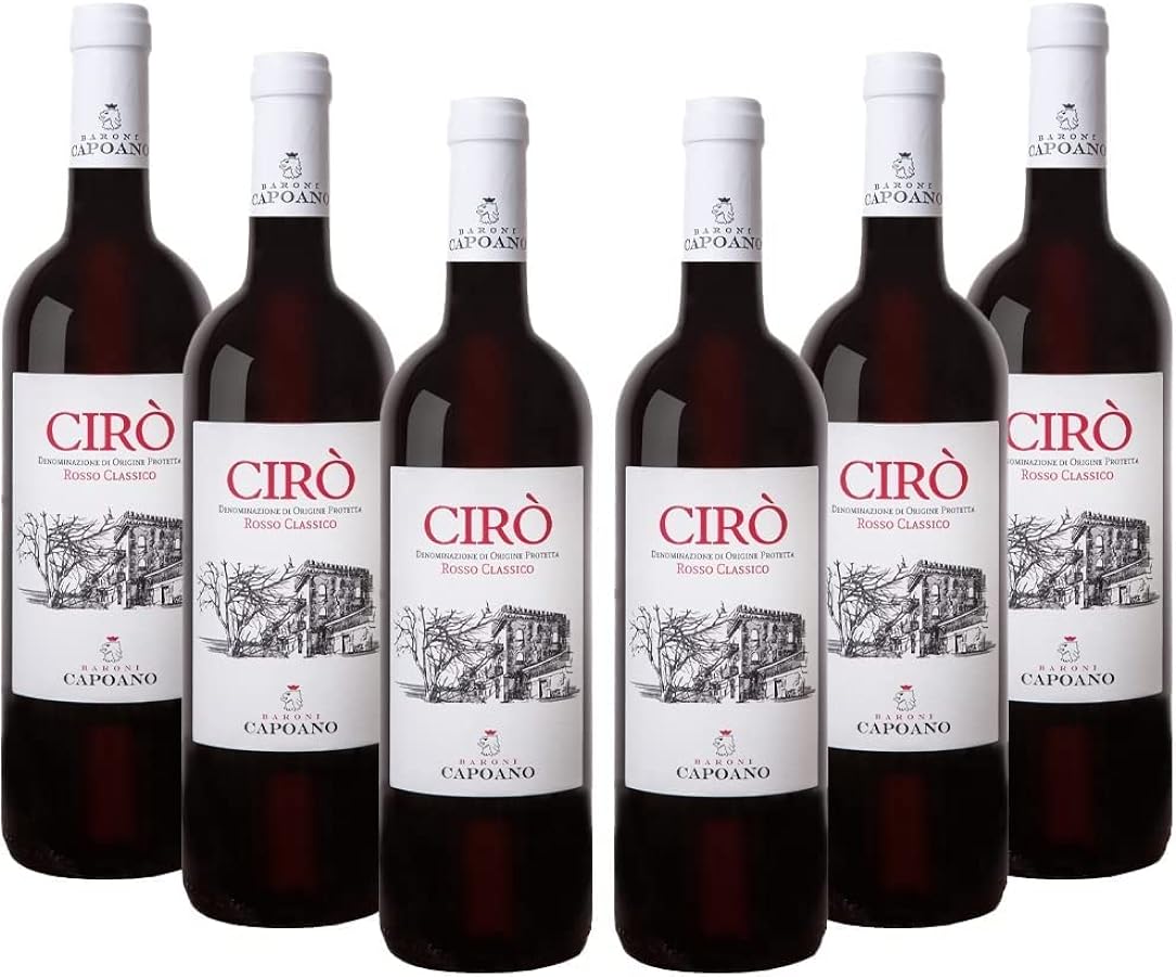 Capoano Cirò Vino Rosso DOP Made in Italy - Bottiglie d
