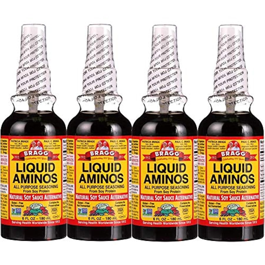 Bragg liquido Amino, flacone spray, multiuso, salsa di soia, 170 g, confezione da 2 647876697
